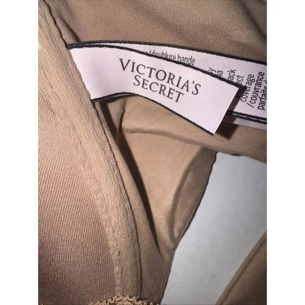 Victoria's Secret beige 40DD Body By Victoria Racerback Sexy Tan Lace VS Nude - Picture 11 of 13
